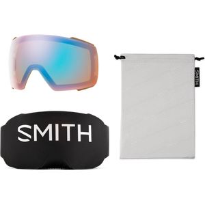 Smith I/O Mag, Mirage w/ Chromapop Everyday Rose Gold Mirror + Chromapop Storm Blue Sensor Mirror