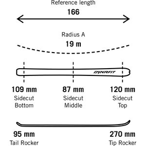 Dynafit Radical 88 Ski Womens
