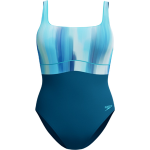 Speedo Shaping Contour Eclipse Printed 1-Piece
