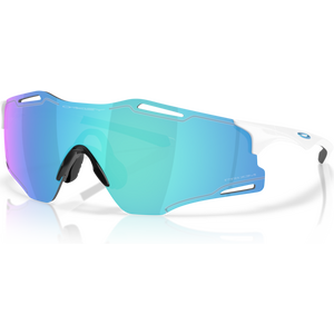 Oakley Cybr Zero Polished White w/ Prizm Sapphire