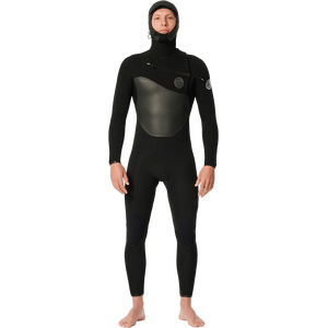 Rip Curl Dawn Patrol 6/4 Hooded Chest Zip Wetsuit Mens