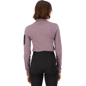 Mons Royale Diversion Merino Mock Neck Long Sleeve Womens