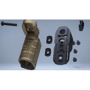 True North Concepts Zero-8 V2 Multi-Angle Grip, MLok, S-Grip