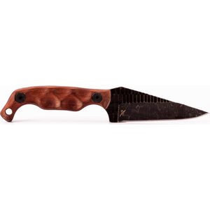 Stroup Knives Mini - Wood, Acid Etched