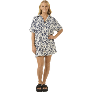 Rip Curl Las Dalias Short Sleeve Shirt Dress
