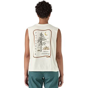 Patagonia Clean Climb Roots Boxy Organic Tank Womens