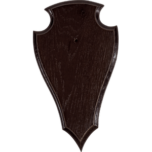 Buck Trophy plate 23x13cm, Dark