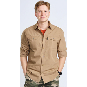 Pinewood Safari Long Sleeve Shirt Mens