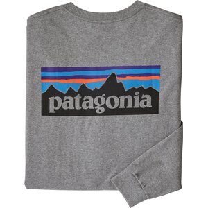 Patagonia Long-Sleeved P-6 Logo Responsibili-Tee Mens