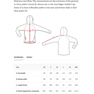 Houdini Power Houdi Mens