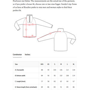 Houdini Lykan Half Zip Womens