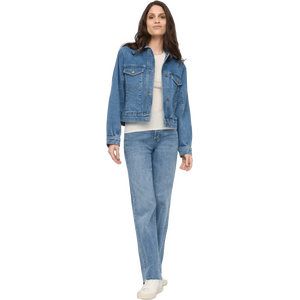 Duer Midweight Denim Pleated Jacket Womens