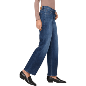 Duer Performance Denim Mid Rise Straight Womens