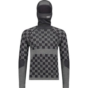 Mons Royale Ascender Merino Seamless Hooded Long Sleeve Mens