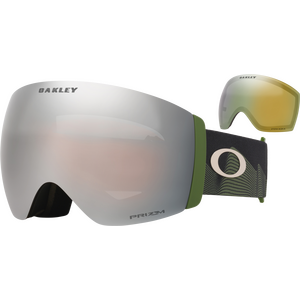 Oakley Flight Deck Pro L Black Dimension w/ Prizm Snow Black Iridium & Prizm Sage Gold Iridium