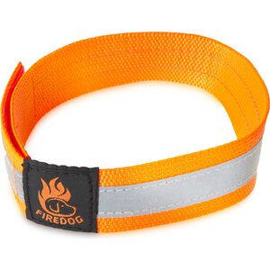 Firedog Reflective Collar with Velcro 30 mm