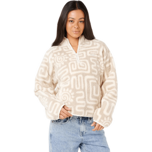 Rip Curl Sunset Luau 1/4 Zip Polar Fleece Womens