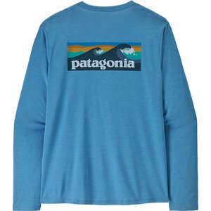 Patagonia Long-Sleeved Cap Cool Daily Shirt Mens - Boardshort Logo