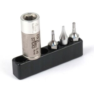 FixitSticks 4 Inch Lbs Miniature Torque Limiter & Three Bit Combo Pack