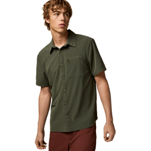 Camisas de cuello de manga corta para hombre