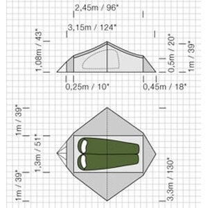 Exped Vela II Green