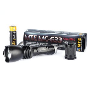 MTE Taktinen valaisin MC-G33 XM-L Edition, 1000 lm
