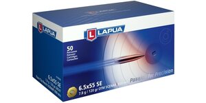 Lapua 6,5 x 55 SE 7,8 g Scenar 50 kpl 830 m/s
