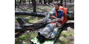 Bushmen Glow Camp quilt +5C