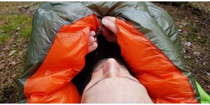 Bushmen Glow Camp quilt +5C