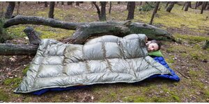 Bushmen Glow Camp quilt +5C