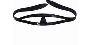 AquaLung Black Silicone Strap