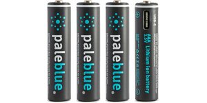 Pale Blue AAA USB-C Rechargeable Batteries
