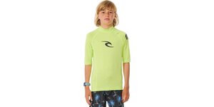 Rip Curl Brand Wave UPF Short Sleeve Boy