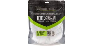 Breakthrough Square Cotton Patches - 3" x 3" - 300pcs / Pack with Plastic Tray