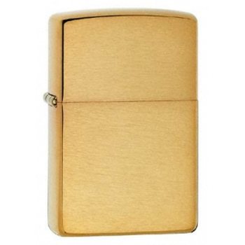 Zippo Brushed Brass Solid