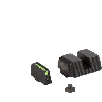 VTAC Pistol Sights (Glock) Fiber Front/Steel Rear