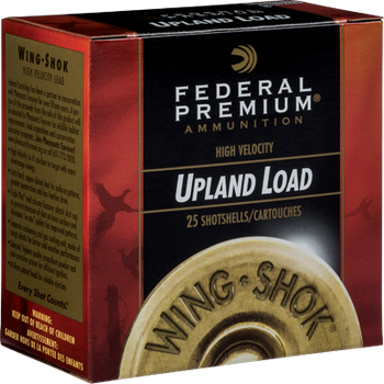 Federal Premium Wing Shok Upland Load 12/70 36g 25  pcs