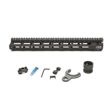 BCM GUNFIGHTER MCMR Aluminum Rail - 5.56, 15-inch-Black (M-LOK® slots)