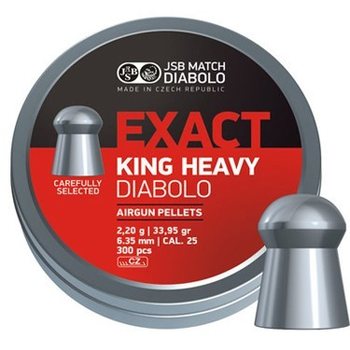 JSB Exact King Heavy 6,35mm 150kpl