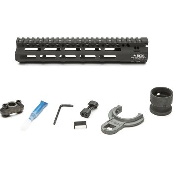 BCM GUNFIGHTER MCMR Aluminum Rail - 5.56, 10-inch-Black (M-LOK® slots)