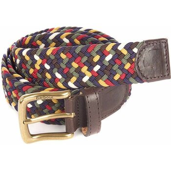 Barbour Tartan Coloured Strech Belt Gift Box, M