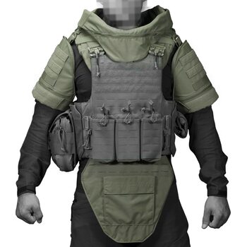 First Spear Siege-R Optimized + MASS + NIJ IIIA armor, Ranger Green, Large