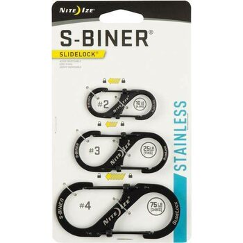 Nite Ize Slidelock S-Biner 3-pack