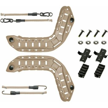 Ops-Core FAST, MT, Super High Cut, Skeleton Rails with Bungees including 22 mm Hardware Kit