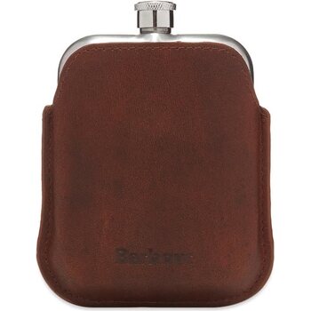 Barbour Wax Leather Hipflask
