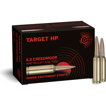 Geco 6,5 Creedmoor Target HP 8,4g/130gr, 50pcs