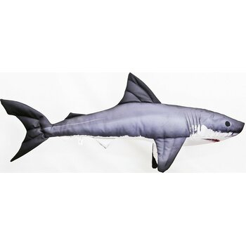 Valkohai-pehmolelu 120cm