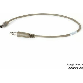 Ops-Core AMP Downlead cable, U174 Monaural Downlead Cable