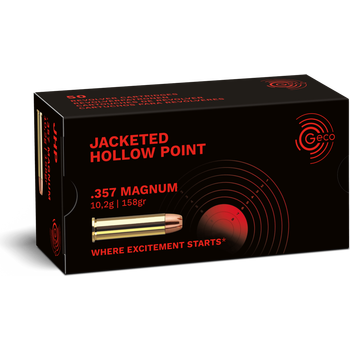 Geco .357 MAG jacketed hollow point 10,2g/158gr 50 pcs