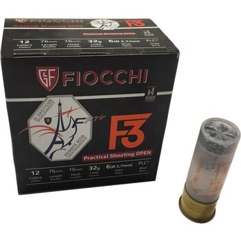 Fiocchi F3 Practical Shooting Open 12/76 32g 25pcs